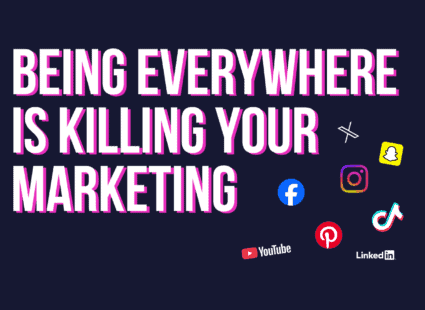 marketing on multiple platforms isn't the best strategy