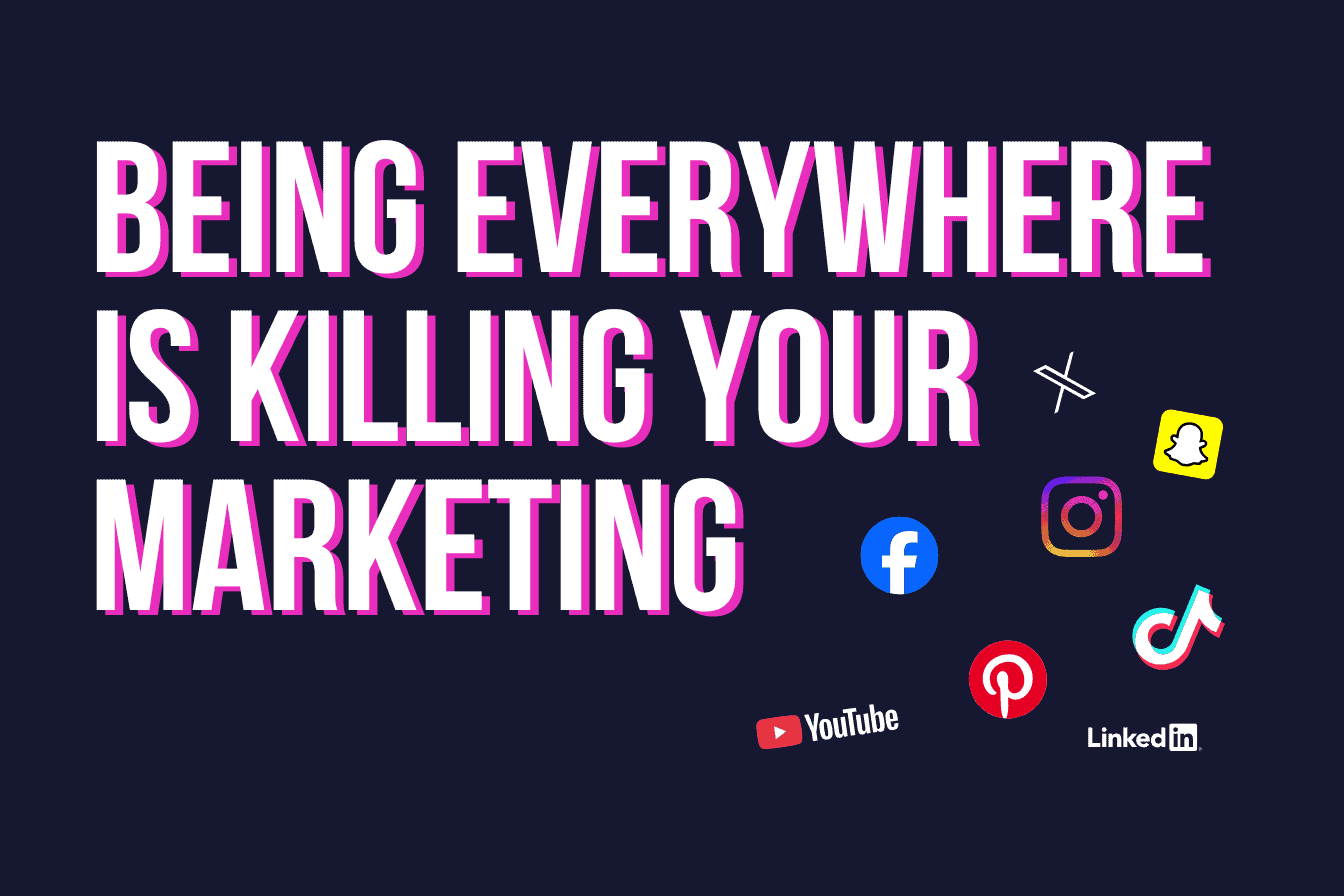 marketing on multiple platforms isn't the best strategy