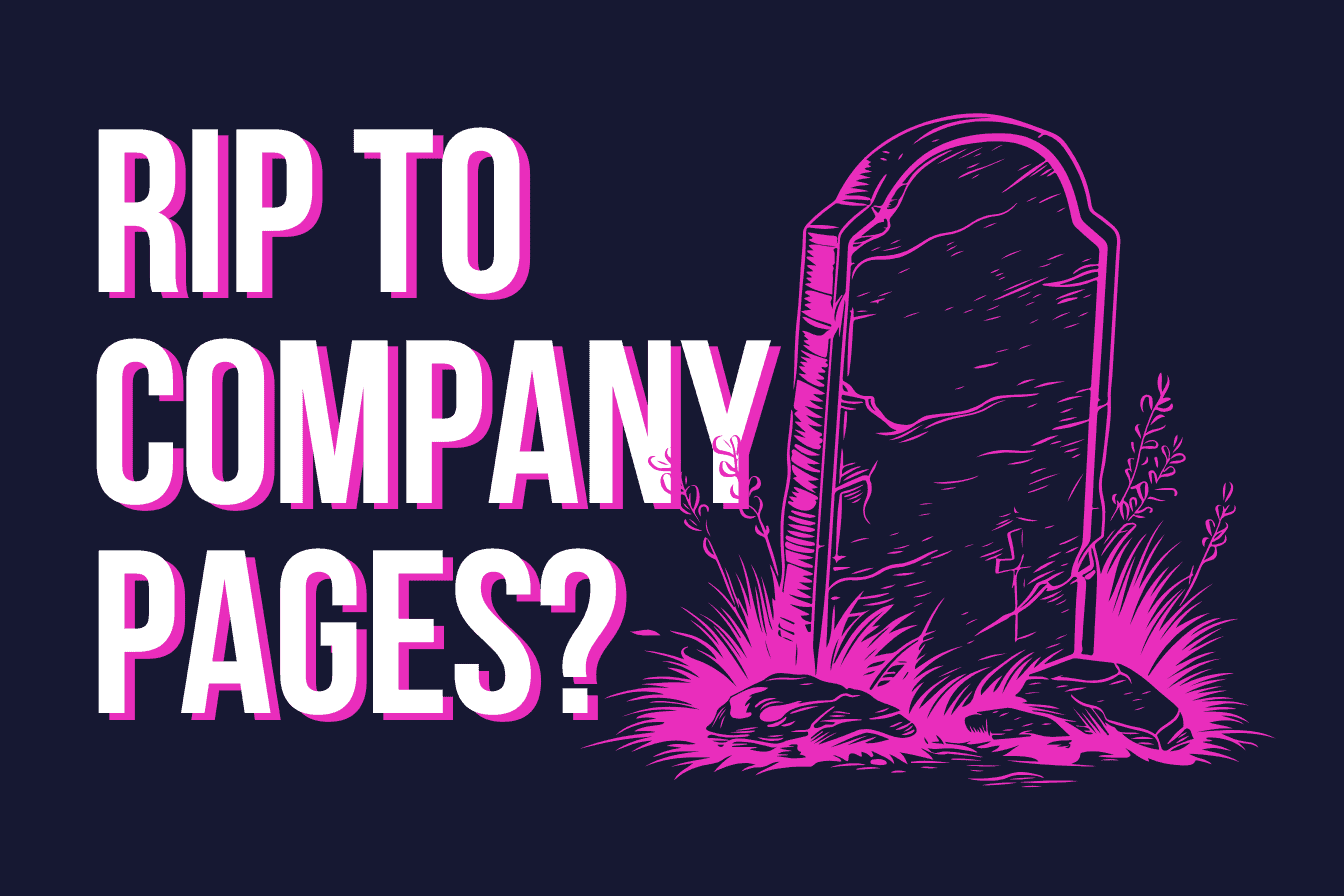 company social media pages, are they redundant?